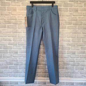 New Vintage 70's Big Yank  Sport-Abouts Jeans Mens 35x34 USA Western Light Blue